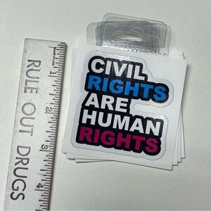 Small Civil Rights Sticker